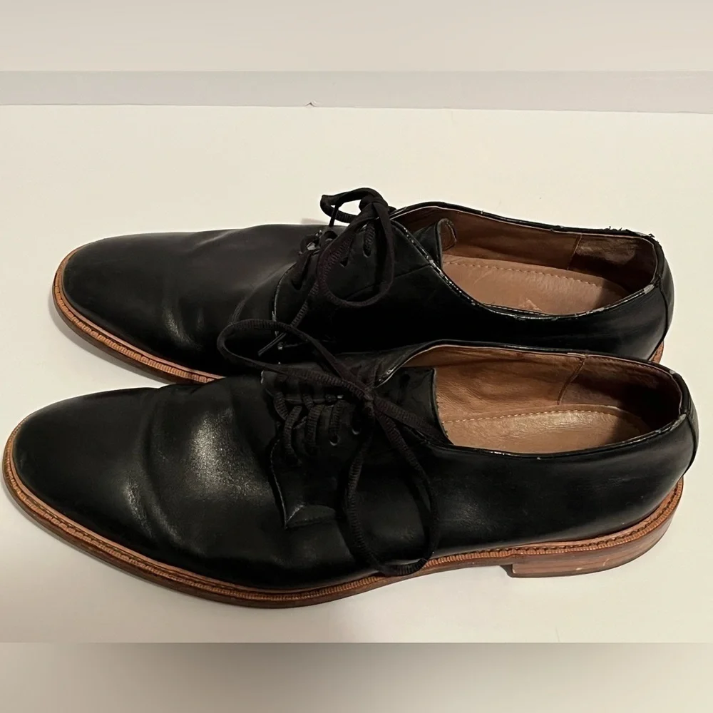 Gordon Rush Hester Black Leather Oxford Shoes Men’s Size 15